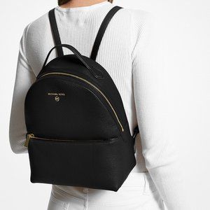 Valerie Medium Pebbled Leather Backpack _ NWT